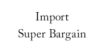 Import Super Bargainのショップロゴ